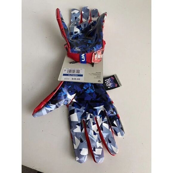 Under Armour F8 Novelty Football Gloves Freedom Limited Edition Men’s Sz XL NEW - Picture 6 of 11
